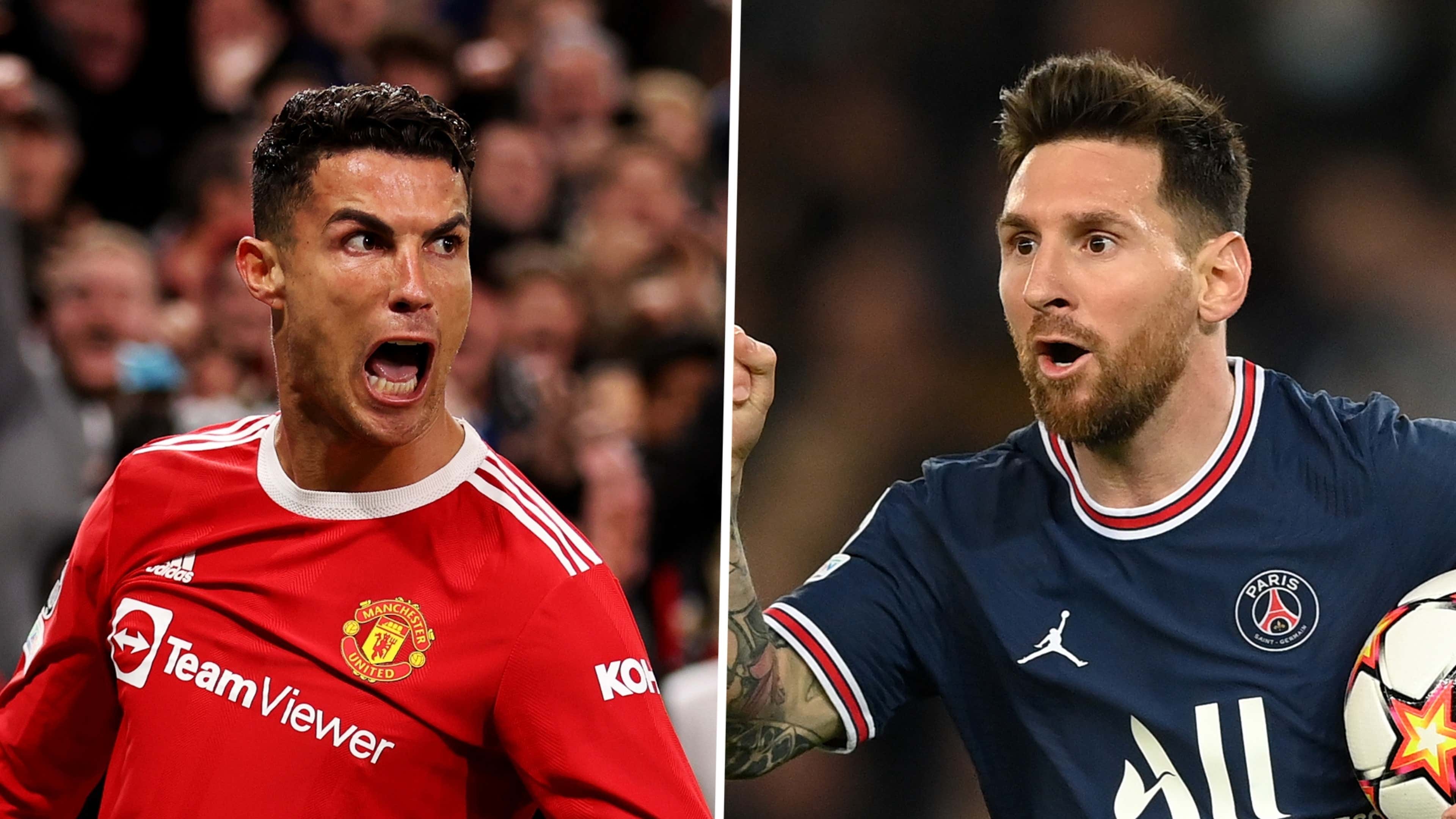 Cristiano Ronaldo Lionel Messi Manchester United PSG