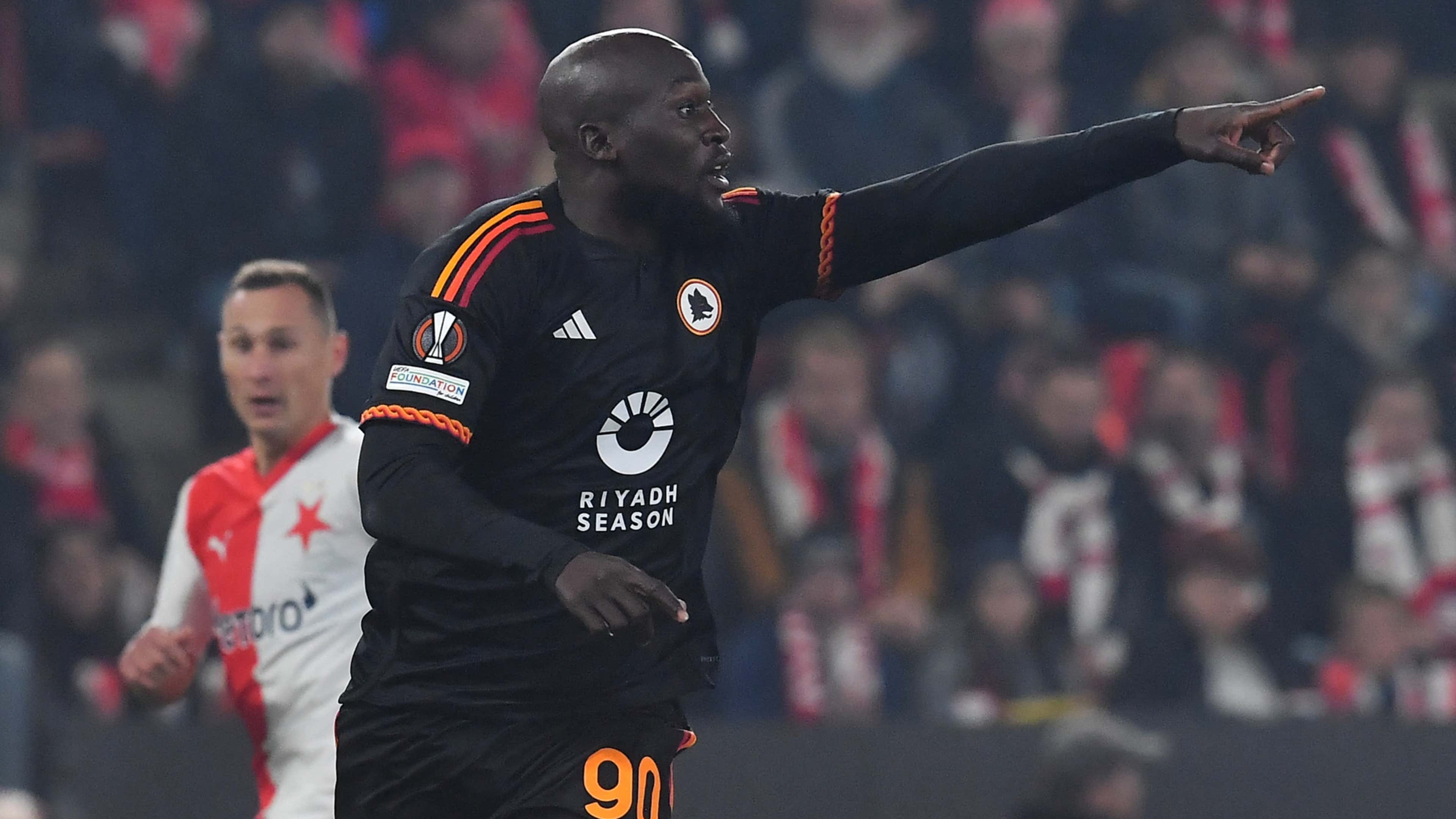 lukaku slavia roma