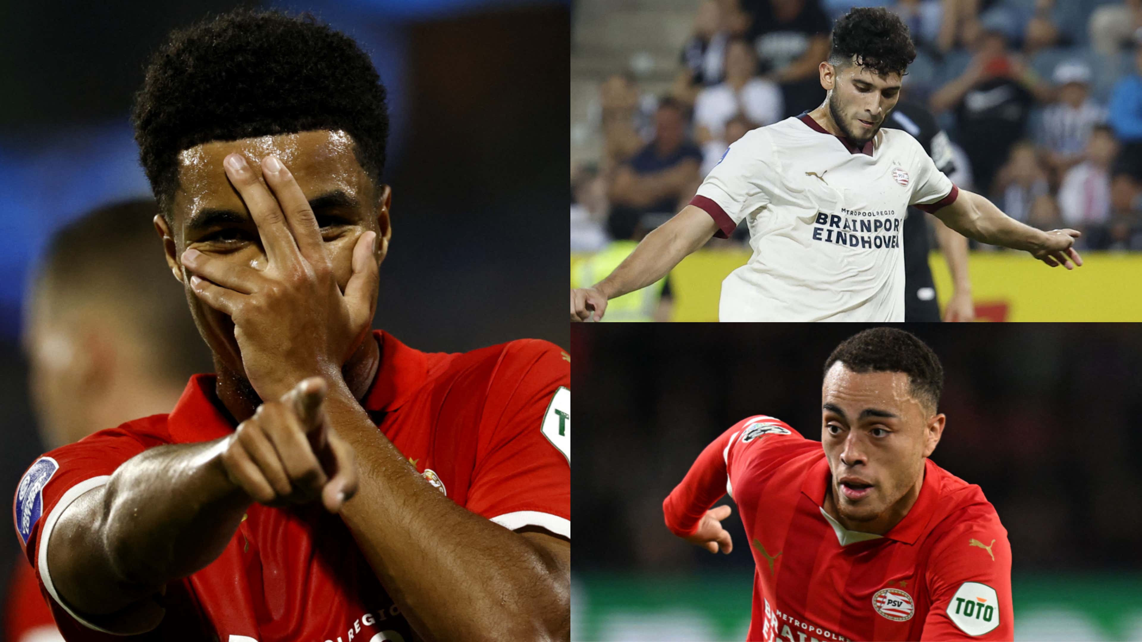 Malik Tillman Ricardo Pepi Sergino Dest PSV 2023-24