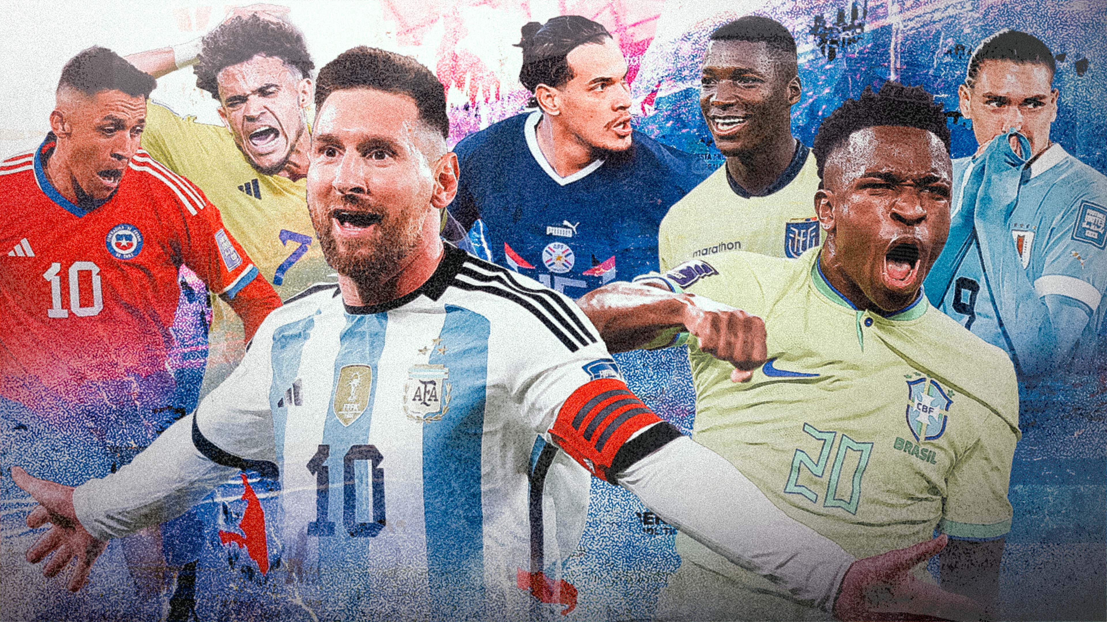 Power Ranking Eliminatórias América do Sul 16x9